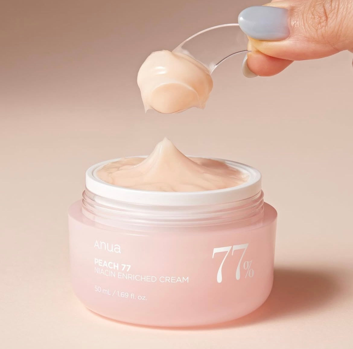 Crème « Peach 77 niacin enriched cream »