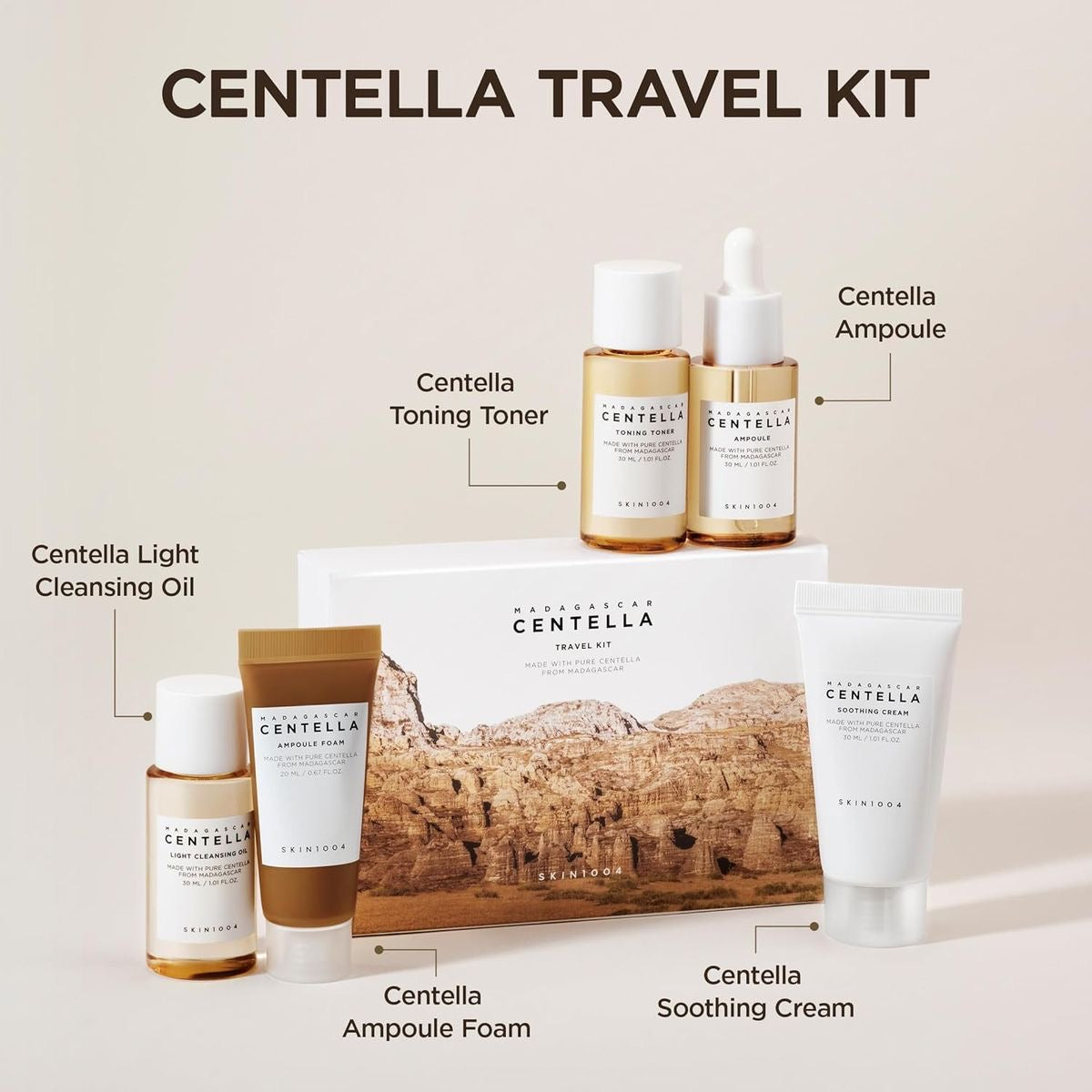 Coffret « Centella travel kit »